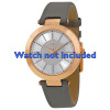 Horlogeband DKNY NY2296 Leder Grijs 10mm