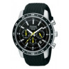 Horlogeband Pulsar VD53-X055 / PT3165X1 / PQ071X Rubber Zwart 22mm