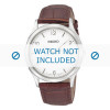 Horlogeband Seiko 7N42-0DY0 / SGEE09P1 / 4LR2JE Croco leder Bruin 20mm