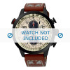 Horlogeband Seiko SSC425P1 / V176-0AG0 / L0F8013N0 Leder Bruin 20mm