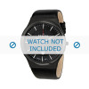 Skagen horlogeband 234XXLTLB Leder Zwart 27mm