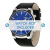 Horlogeband Skagen 853XLSLN Leder Zwart 20mm