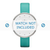 Skagen horlogeband SKW2134 Leder Turquoise 14mm