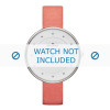 Skagen horlogeband SKW2135 Leder Roze 14mm