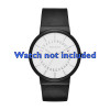 Horlogeband Skagen SKW6243 Leder Zwart 20mm