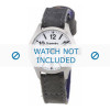 Horlogeband Superdry SYL113E Leder Grijs 16mm