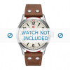Horlogeband Swiss Military Hanowa 06-4280.04.002.05 Leder Cognac 22mm