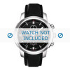 Horlogeband Tissot T014427 / T610027691 / T0144271605100 Leder Zwart 20mm