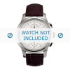 Horlogeband Tissot L168-268-1 / T610014608 Croco leder Donkerbruin 20mm