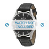 Horlogeband Tissot T019.430 / T610029775 Croco leder Zwart 20mm