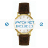 Horlogeband Tissot 970-122 T870 / T600013060 Croco leder Bruin 18mm