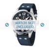 Horlogeband TW Steel VS33 Textiel Blauw 22mm