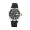 Guess horlogeband W0658G3 Leder Donkerbruin 24mm + bruin stiksel