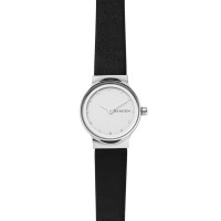 Horlogeband Skagen SKW26668 Leder Zwart 14mm