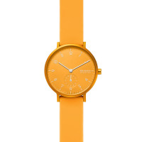 Horlogeband Skagen SKW2808	 Silicoon Oranje 16mm