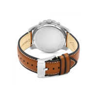 Horlogeband Fossil FS5210 Leder Bruin 22mm