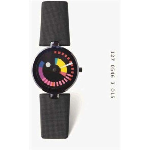 Horlogeband Rado R070880510.R29546155.01.127.0546.3.015 Rubber Zwart 19mm