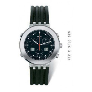 Horlogeband Rado R070873810 Leder Zwart 20mm