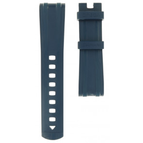 Horlogeband Omega 21022422003002 Rubber Blauw 20mm