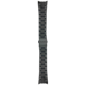 Horlogeband Rado 07.04934.10 / 650.0277.3 Titanium Zwart 22mm