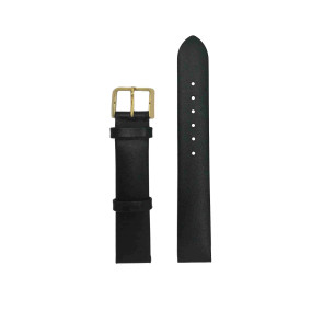 Horlogeband Rado R40605195 / 07.08749.10 / R070874910 / R070874910 Leder Zwart 17mm