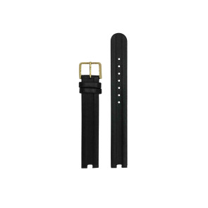 Horlogeband Rado 07.28521.10 / 129.4075.4 / R072852110-XL Leder Zwart 16mm