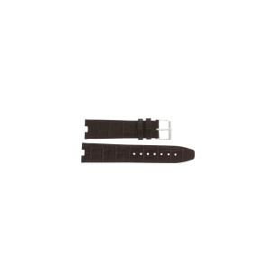 Horlogeband Jacques Lemans 1-1213-BR Leder Bruin 6mm