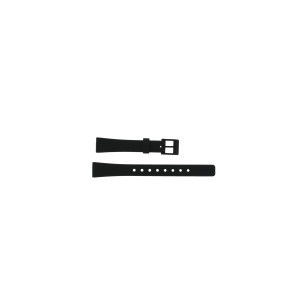 Casio horlogeband 10088279 Textiel Zwart 14mm