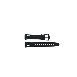 Casio horlogeband 10093317 Rubber Zwart 16mm