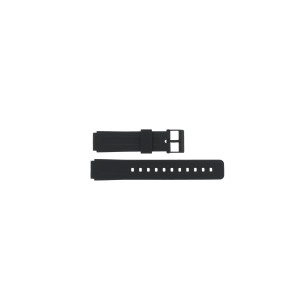 Casio horlogeband 10108579 Kunststof Zwart 16mm