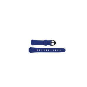 Casio horlogeband 10128140 Kunststof Blauw 14mm 