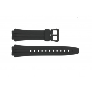 Horlogeband Casio AQ-160 / AQ-163W Kunststof/Plastic Zwart 17mm