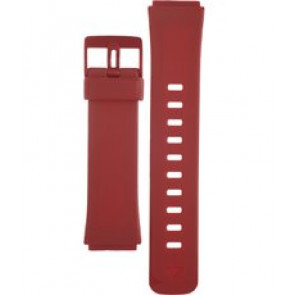 Casio horlogeband 10224495 Kunststof Rood 19mm 