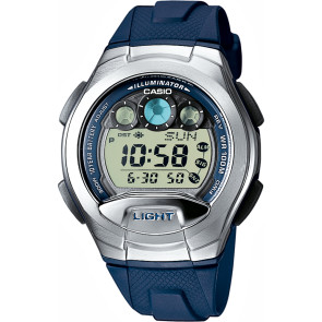 Casio horlogeband 10257772 Kunststof Blauw 18mm
