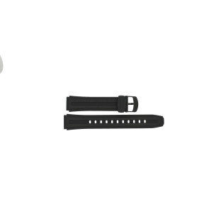 Casio horlogeband 10268500 Kunststof Zwart 18mm