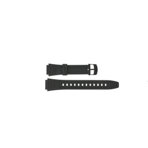 Horlogeband Casio W800H Silicoon Zwart