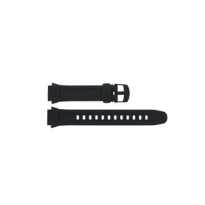 Casio horlogeband 10287400 Kunststof Zwart 18mm