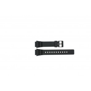 Casio horlogeband MRW-200h / 10393907 Rubber Zwart 18mm