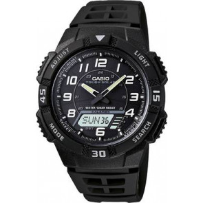 Casio horlogeband 10395812 Kunststof Zwart 18mm