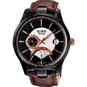 Casio horlogeband 10427209 Leder Bruin 20mm 