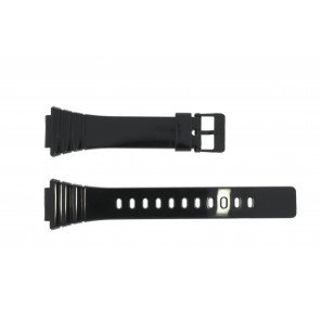 Casio horlogeband 10435844 Kunststof Zwart 18mm