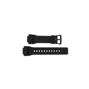 Horlogeband Casio TRT-110H-1A / 10452139 Kunststof/Plastic Zwart 18mm