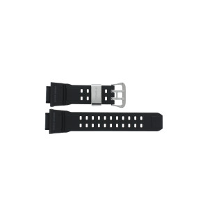 Casio horlogeband GW-9400-1 / 10455201 Silicoon Zwart 19mm