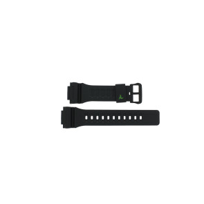 Casio horlogeband 10462707 Kunststof Zwart 18mm 