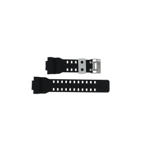 Horlogeband Casio 10508122 / GA-100BW-1A / GA-110BW-1A Rubber Zwart 26mm