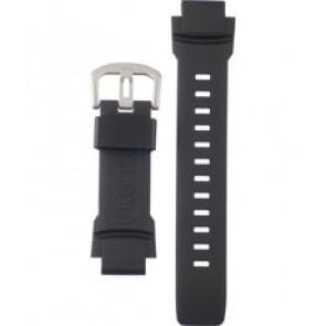 Horlogeband Casio 10517703 Rubber Zwart 18mm