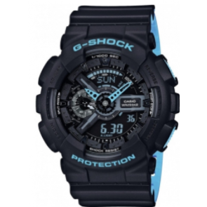 Casio horlogeband GA-110 LN / 10540143 Rubber Zwart