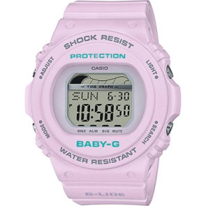 Horlogeband Casio 10588469 Kunststof/Plastic Paars 14mm