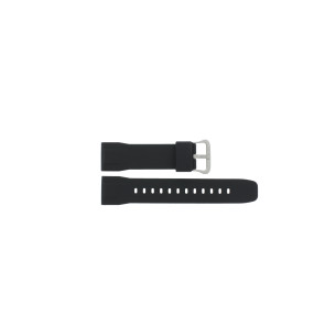 Horlogeband Casio 5497 PRG-600-1 / 10631620 Kunststof/Plastic Zwart 24mm