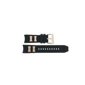 Horlogeband Invicta 1090.01 Rubber Zwart